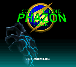 Super Metroid Phazon Title Screen